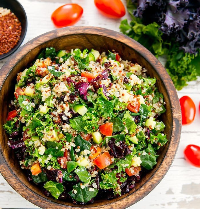 Kale Quinoa Salad - Kirbie's Cravings