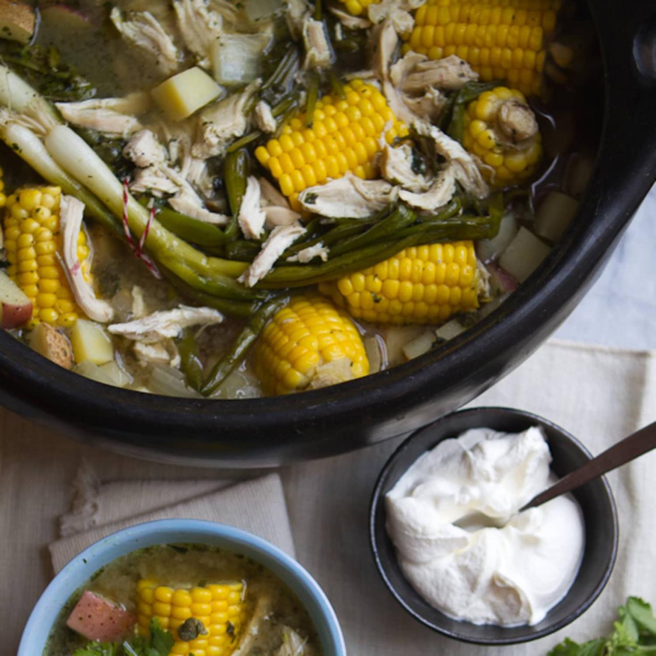 Recipe: Colombian Chicken and Potato Soup (Ajiaco) | The Kitchn