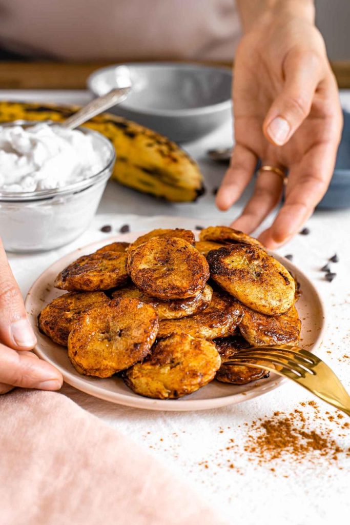 Caramelized Cinnamon Plantain - Sweet & Simple • Tasty Thrifty Timely
