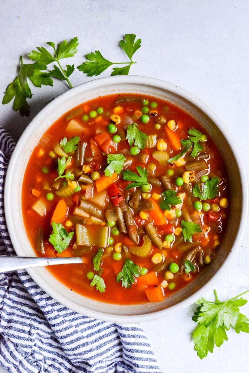 Easy Slow Cooker Vegetable Soup (Dump and Go!) - Real Food Whole Life